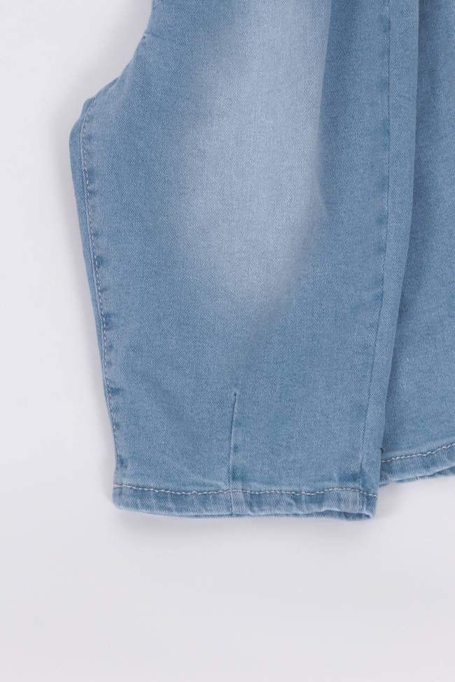 unisex Çocuk Baloon Denim Jeans