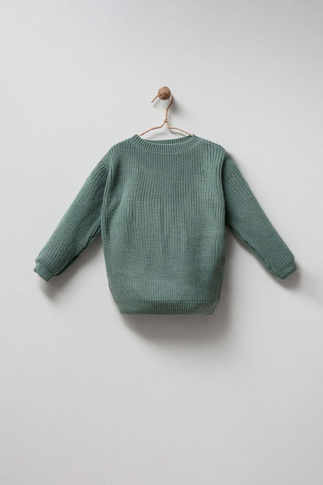 Unisex Triko Yuvarlak Yaka Kazak