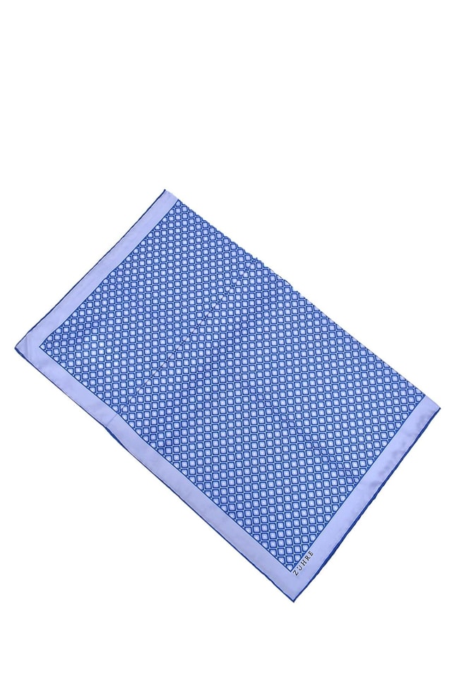 Desenli Polyester Twill Eşarp 0077 V16