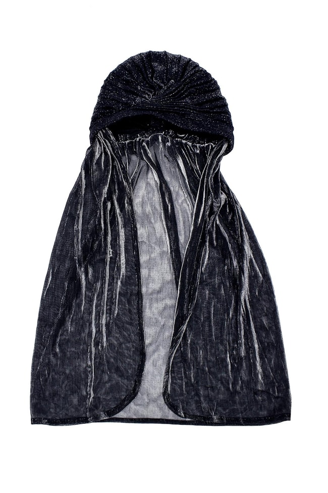 Simli Siyah Bone BN-0003