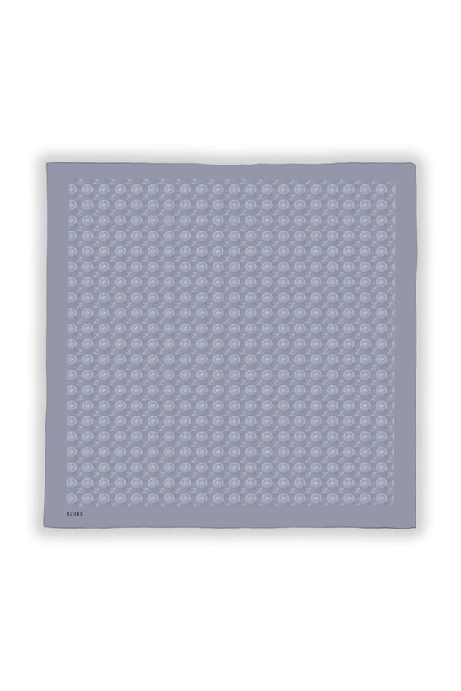 Gri Z Monogram Eşarp 0083