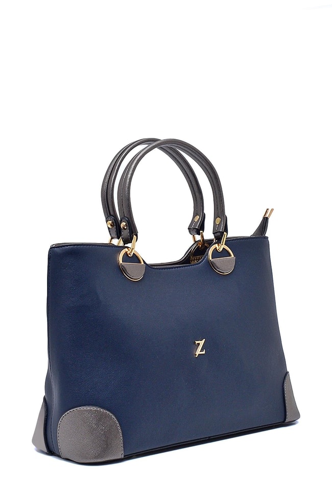 Lacivert/K.Gri Tote Çanta Z0013