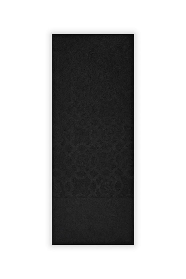 Siyah Casmir Z Monogram Şal 0020