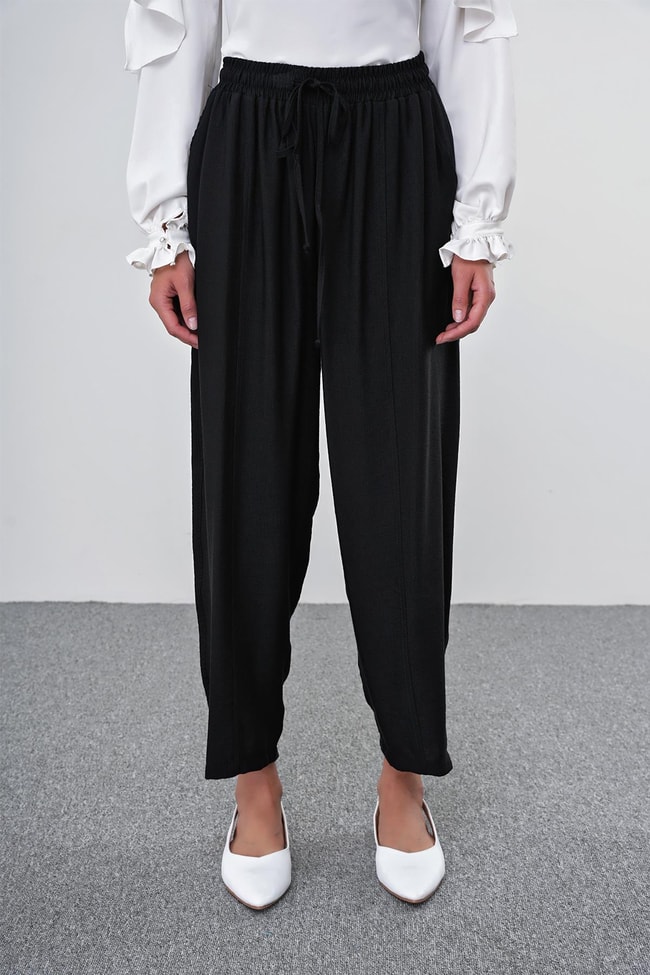 Siyah Şalvar Pantolon P-0184