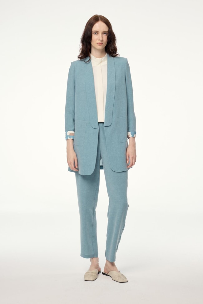 Ceket Pantolon Aqua İkili Takım TK-1103