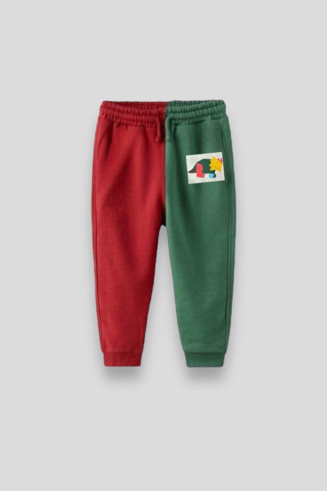 Erkek Çocuk Dinozor Desenli Pamuklu Sweatshirt Eşofman Alt-Üst Takım