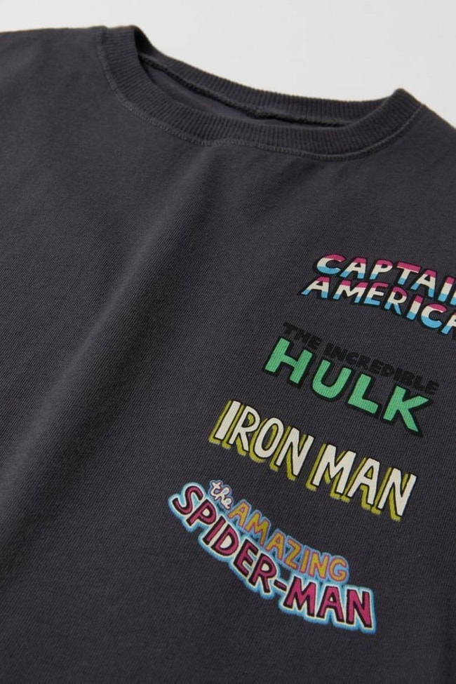 Erkek Çocuk Marvel Pamuklu Tişört Şort Alt-üst Takım