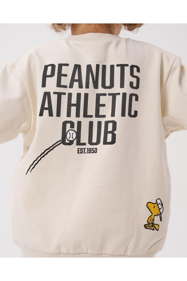 Erkek Çocuk Pamuklu Snoopy Desenli Pamuklu Sweatshirt Eşofman Alt-Üst Takım