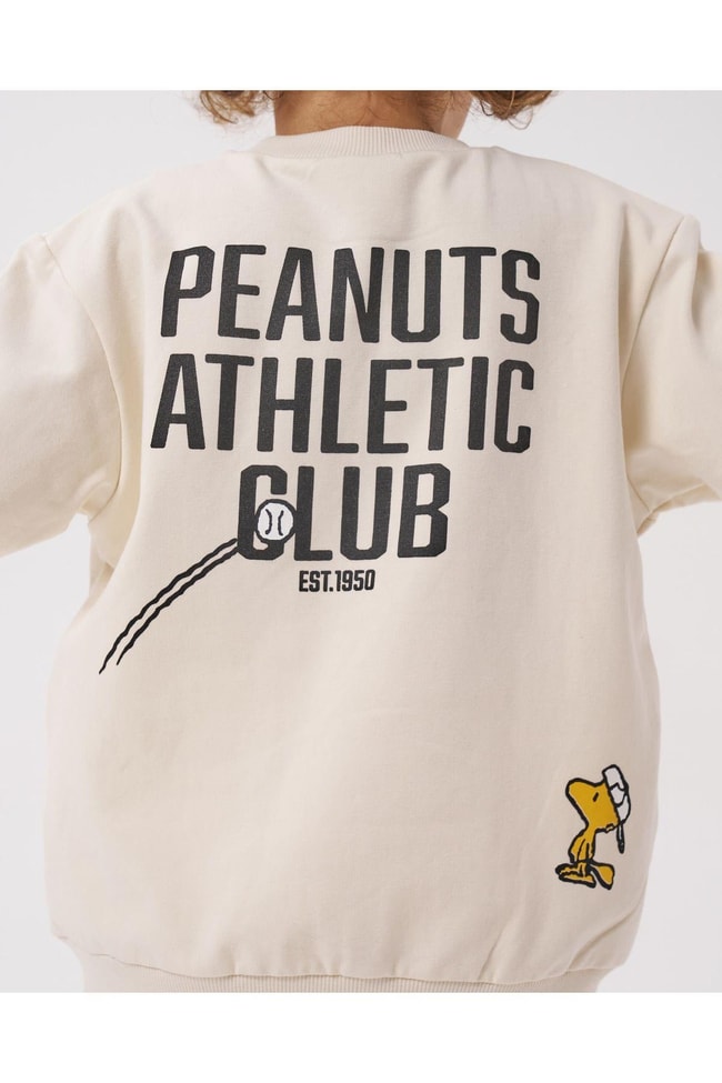 Erkek Çocuk Pamuklu Snoopy Desenli Pamuklu Sweatshirt Eşofman Alt-Üst Takım