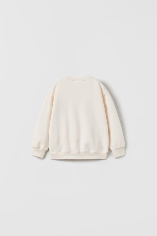 Kız Çocuk Disney Minnie Mouse Desenli Pamuklu Sweatshirt Siyah tayt Alt-üst Takım