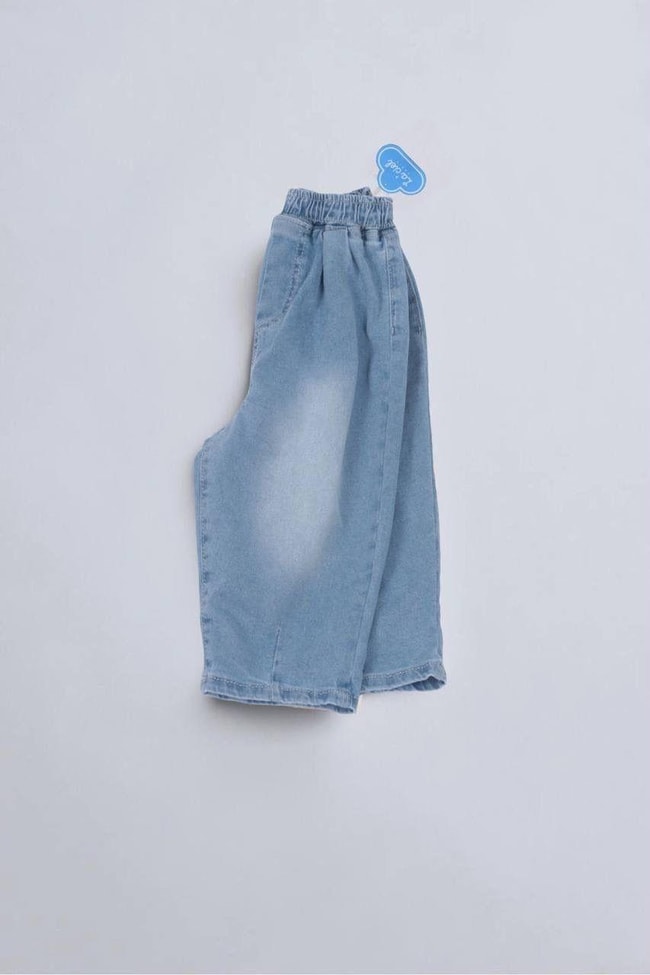 unisex Çocuk Baloon Denim Jeans