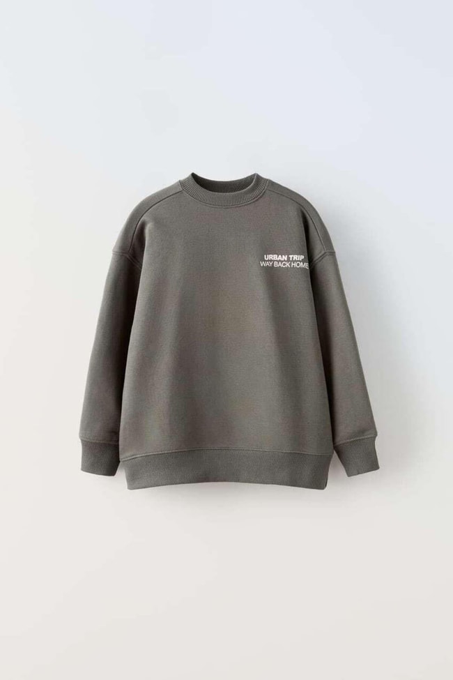 URBAN TRIP SLOGANLI PAMUKLU SWEATSHIRT VE PANTOLON TAKIM