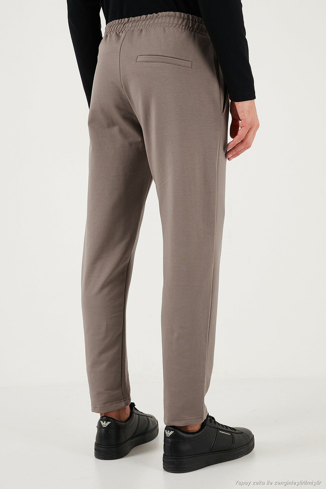 Regular Fit Normal Bel Düz Paça Erkek Eşofman Altı 5908050 TOPRAK