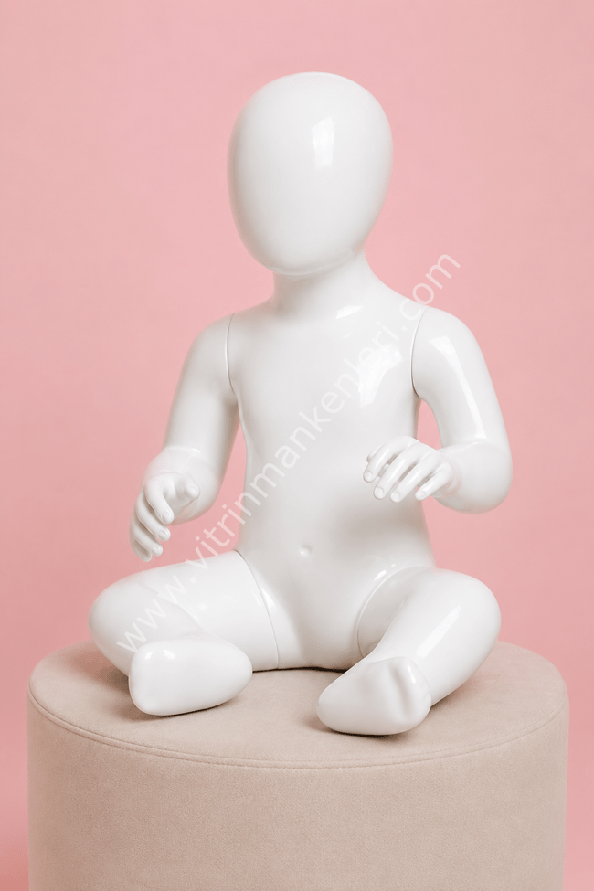 OTURAN ÇOCUK VİTRİN BOY MANKEN