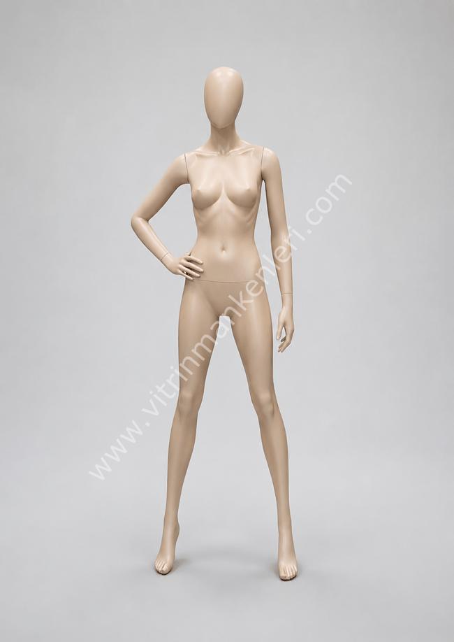 Polyester Vitrin Bayan Boy Mankeni