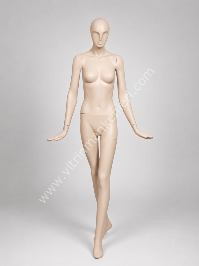Polyester Vitrin Bayan Boy Mankeni
