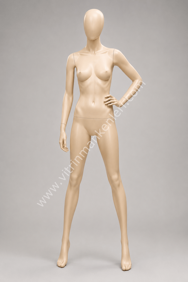 Polyester Vitrin Bayan Boy Mankeni