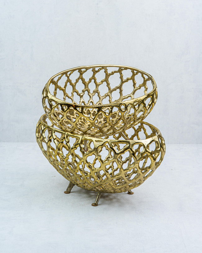 DekuvaALMEDA BRASS DEKORATİF İKİLİ GONDOLGÜVEN STR-19