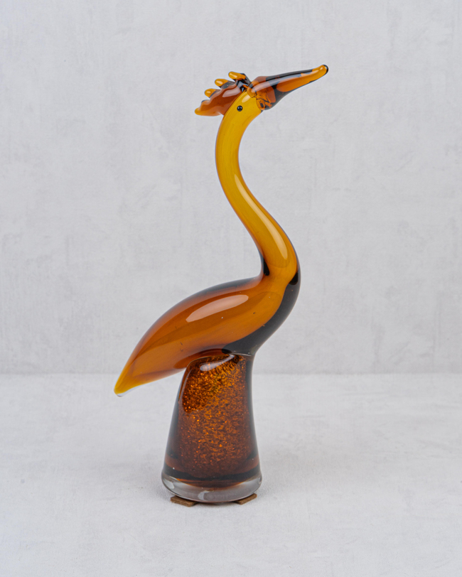 DekuvaAMBER KAHVE TURNA CAM DEKORATİF OBJEMİKASA MOOR P363.101050