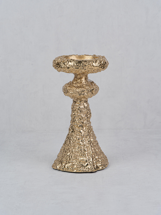 DekuvaCASTED GOLD SMALL PILLAR HOLDERLAMEDOR 1PRG-25228G