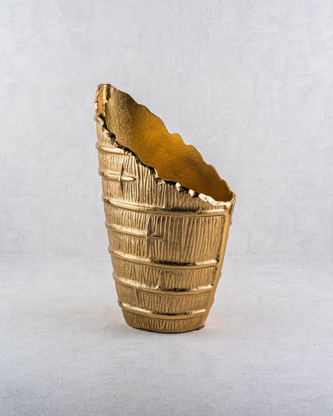 DekuvaCONE SMALL GOLD VASELAMEDORE 1RSH-1482SG