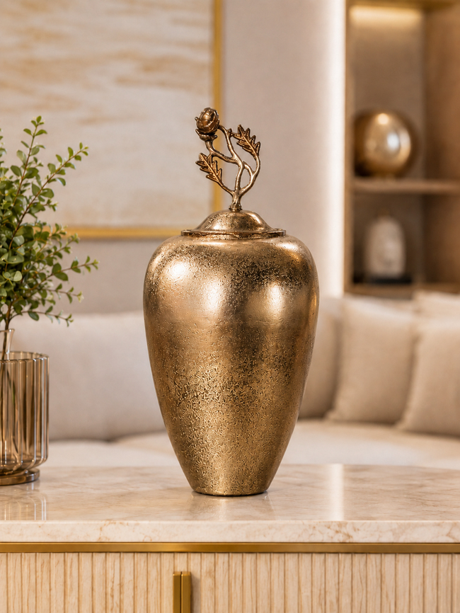 DekuvaDekuva Invee Home Büyük Küp Yüksek Dekoratif Salon Aksesuarı 49 cmroyal-19