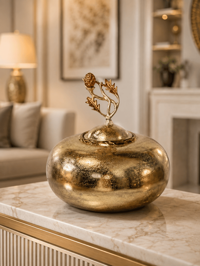 DekuvaDekuva Invee Home Küp Büyük Dekoratif Salon Aksesuarıroyal-15