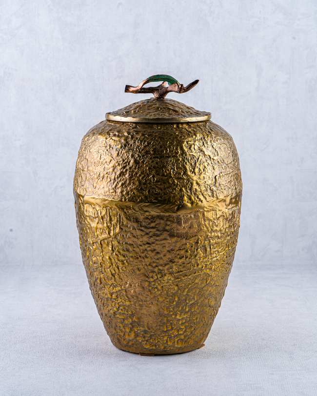DekuvaDÖKÜM ALÜMİNYUM GOLD ESKİTME KAPAKLI KÜPINVEE HOME NATUREL-26