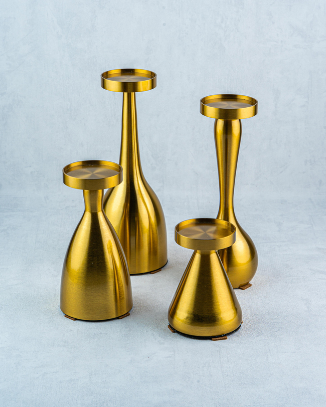 DekuvaDÖRTLÜ SET METAL ŞAMDANAYDINEV 81340