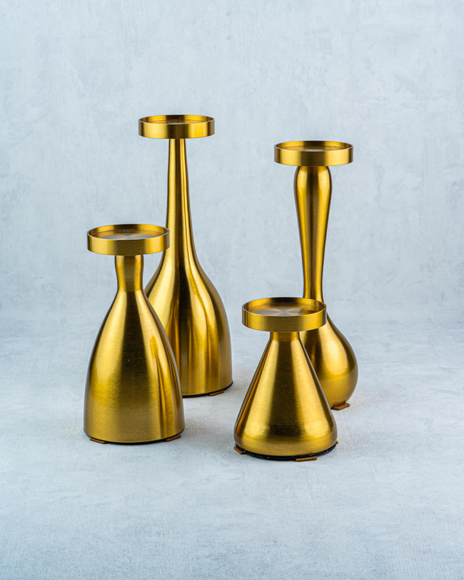 DekuvaDÖRTLÜ SET METAL ŞAMDANAYDINEV 81340