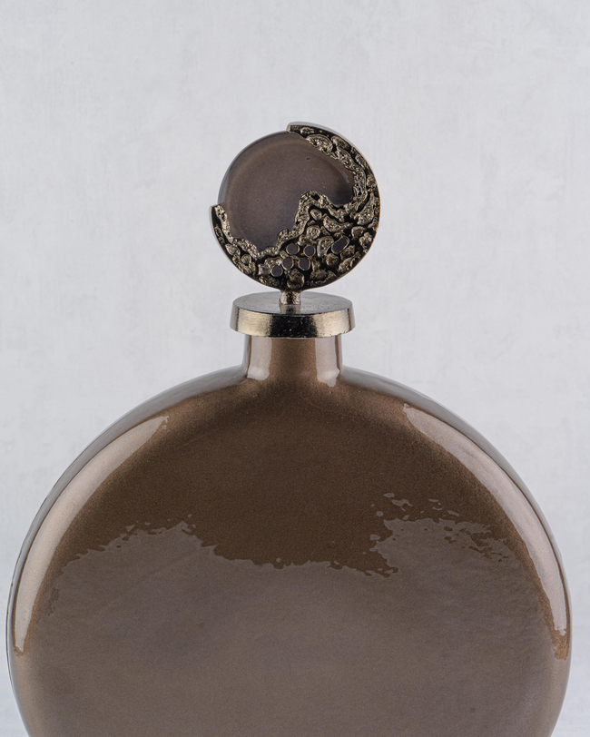 DekuvaGOLDEN DUST LARGE TOUND BOTTLELAMEDORE 1PNC-52568GD