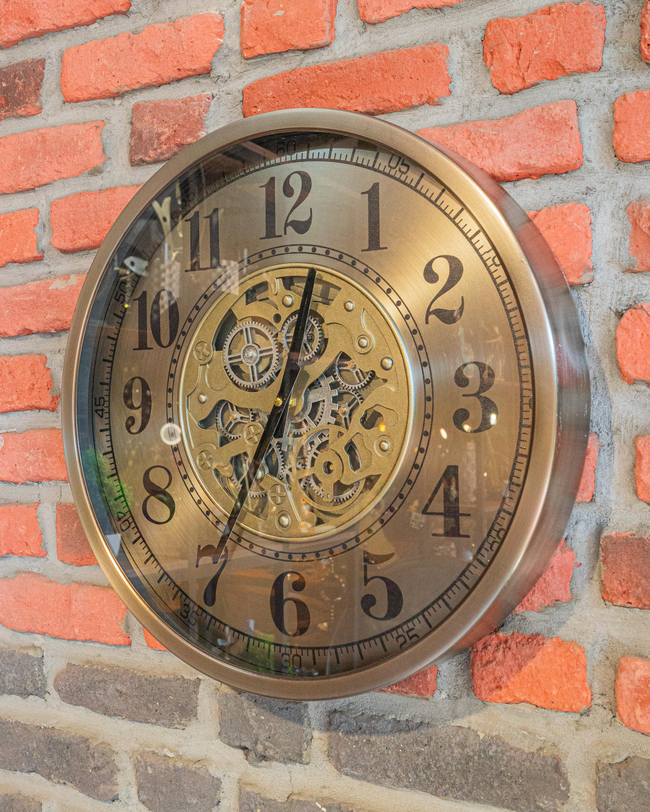 DekuvaGRAY DUVAR SAATİ 46CMSEMBOL AKSESUAR TIME-202