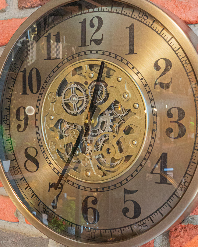 DekuvaGRAY DUVAR SAATİ 46CMSEMBOL AKSESUAR TIME-202