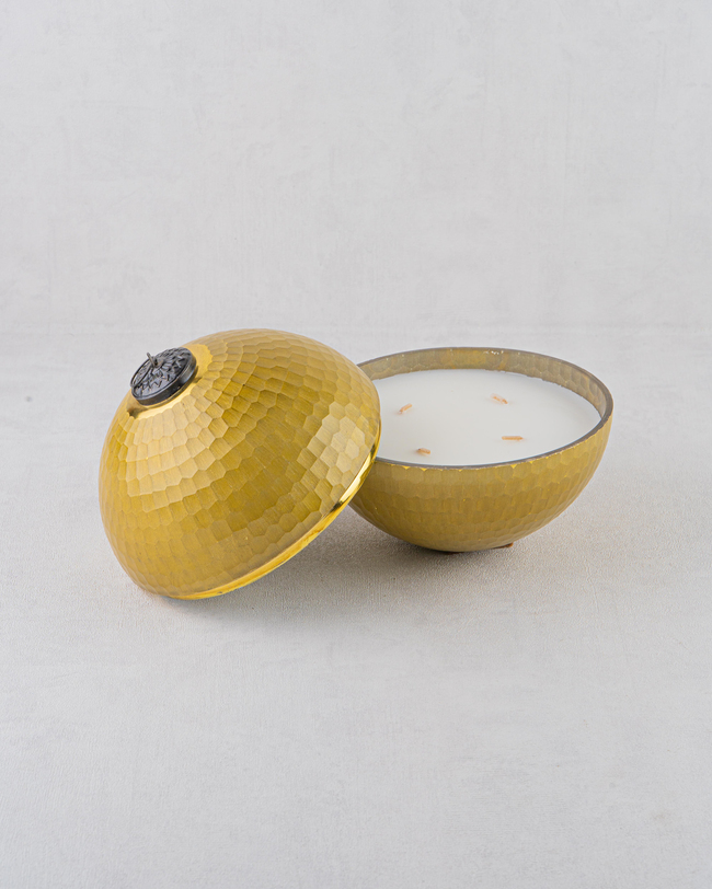 DekuvaGREEN GOLD KAPAKLI CAM MUM BERGAMOT KOKULUMİKASA MOOR P228.101791