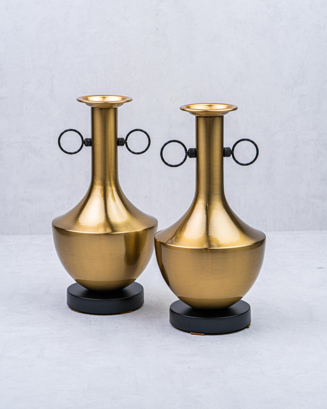 DekuvaİKİLİ SET METAL VAZOAYDINEV 81082