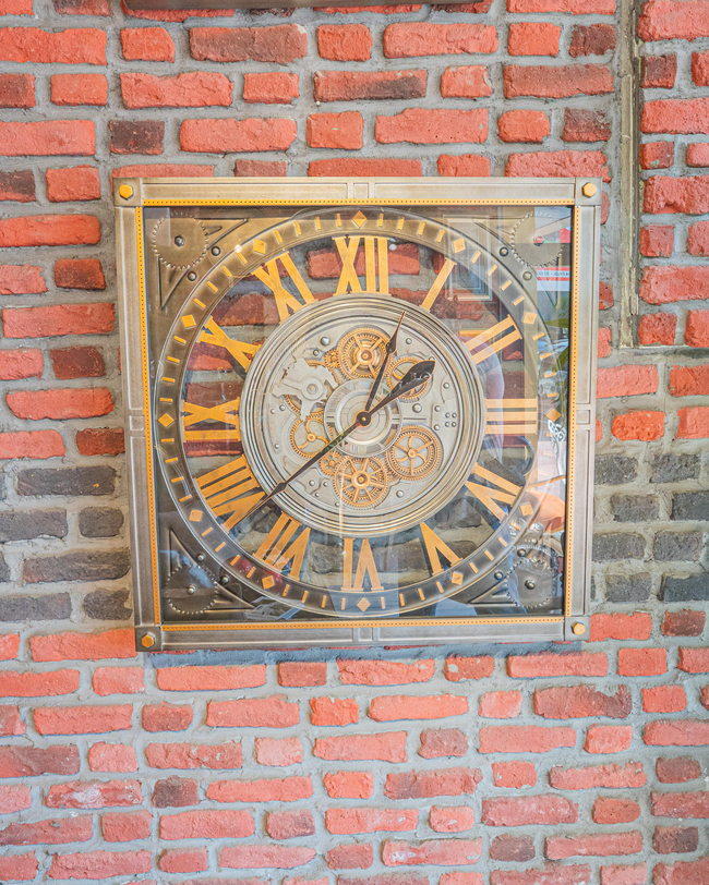 DekuvaİRON DUVAR SAATİ 80*80CMSEMBOL AKSESUAR TIME-222
