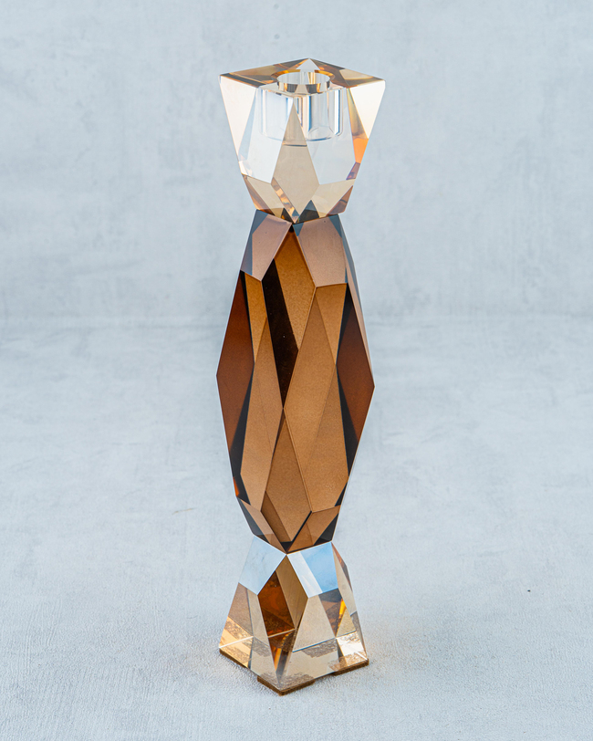 DekuvaKRİSTAL KAHVERENGİ ŞAMDANMİKASA MOOR P214.109940