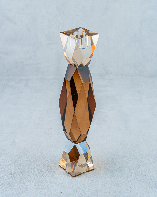 DekuvaKRİSTAL KAHVERENGİ ŞAMDANMİKASA MOOR P214.109940