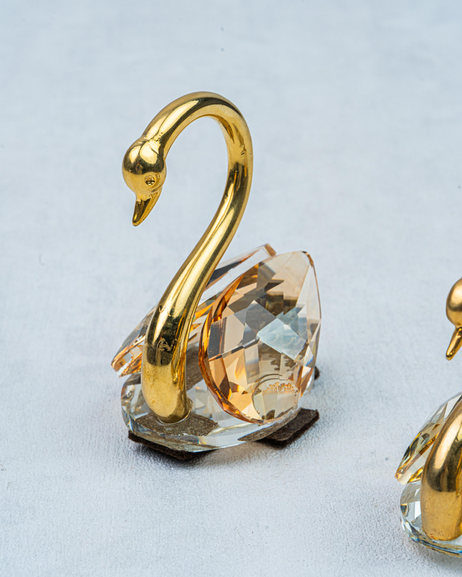 DekuvaKRİSTAL KUĞU SETYİĞİT AKSESUAR 4070 BAL