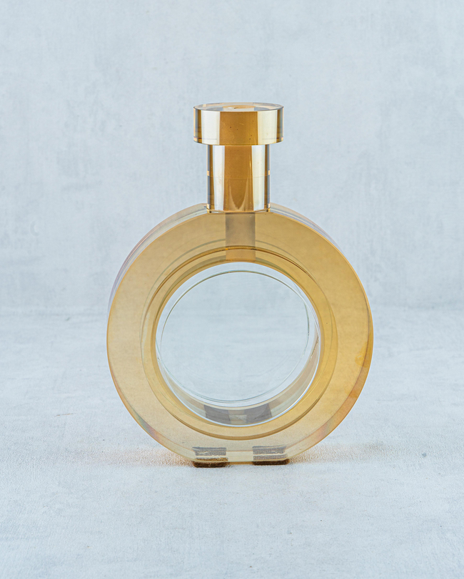 DekuvaKRİSTAL VAZO AMBER KÜÇÜK BOYAYDINEV 81481