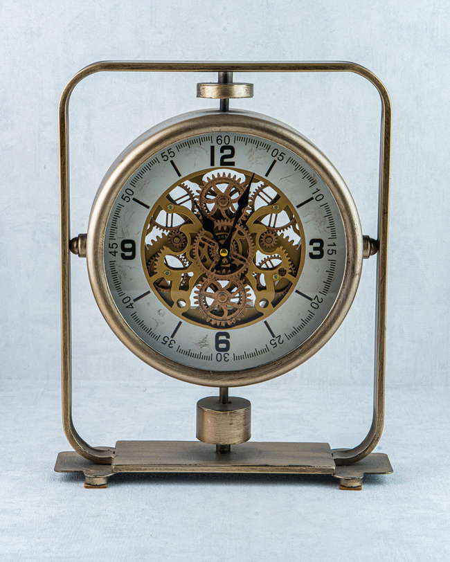 DekuvaMERIDIUS MASA SAATİ 31*9*38CMSEMBOL AKSESUAR TIME-226