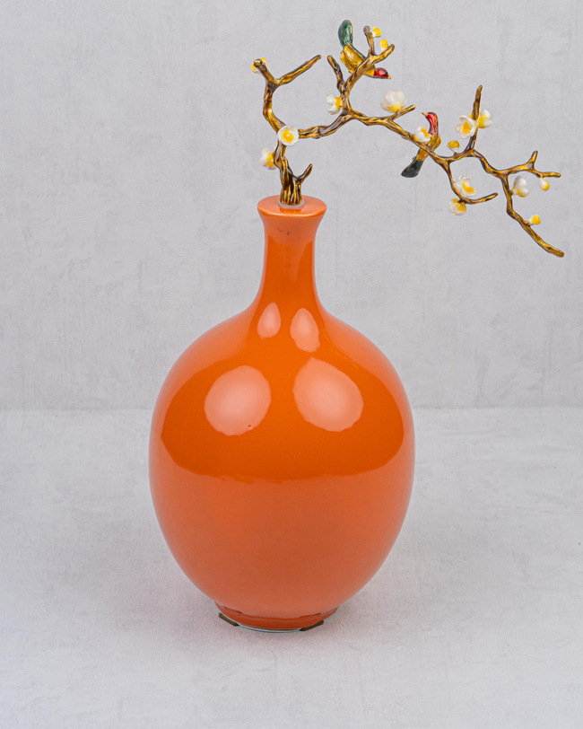 DekuvaORANGE SPRAY VAZO DEKOR 28SEMBOL FİGURE ART-002