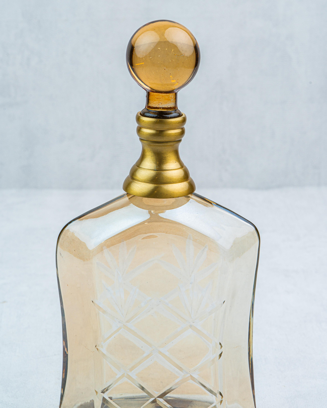 DekuvaRECTANGULAR GOLD LUSTER BOTTLELAMEDORE 1PRO-13405GO