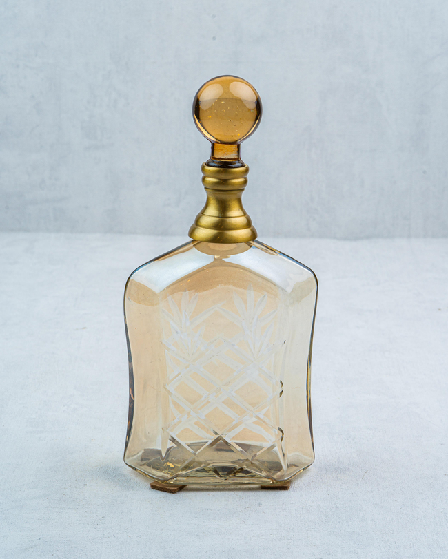 DekuvaRECTANGULAR GOLD LUSTER BOTTLELAMEDORE 1PRO-13405GO