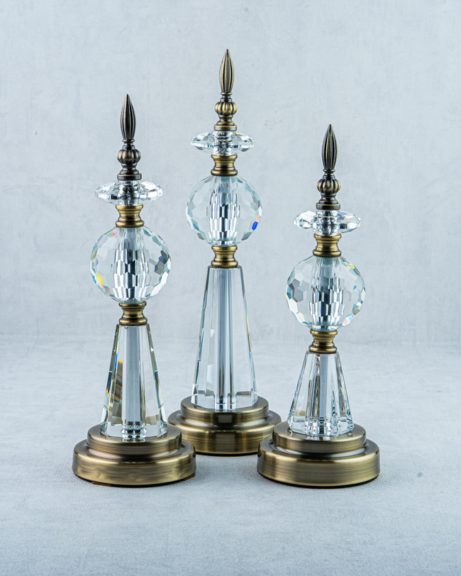DekuvaÜÇLÜ KRİSTAL DEKOR ESKİTMEŞAHANE DM HOME FRK-173C