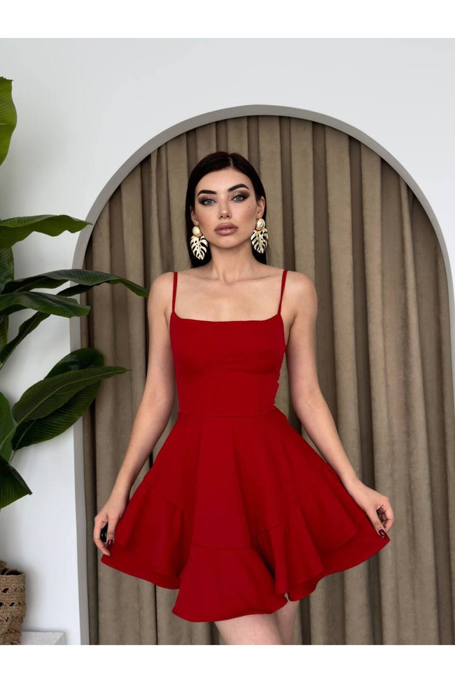 Kadın Prenses Model Askılı Elbise