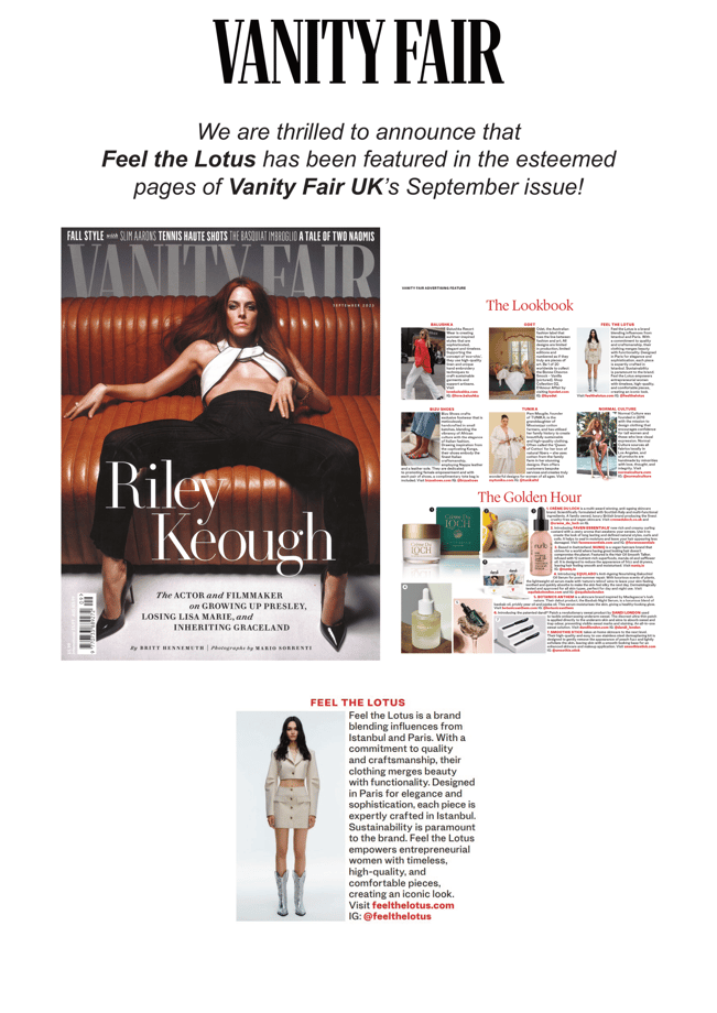 September - Vanity Fair Announcement