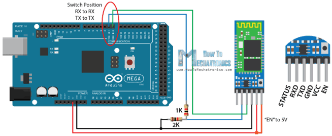 Arduino ile İki HC05 Bluetooth Modülü Arası İletişim (Master-Slave) | Robocombo
