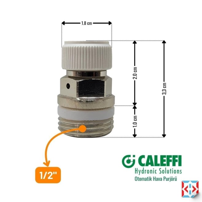 Caleffi Mini Otomatik Purjör 508041