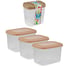 Freshlife Classy Dikdörtgen Saklama 3 Lü 1,2 Lt D-499